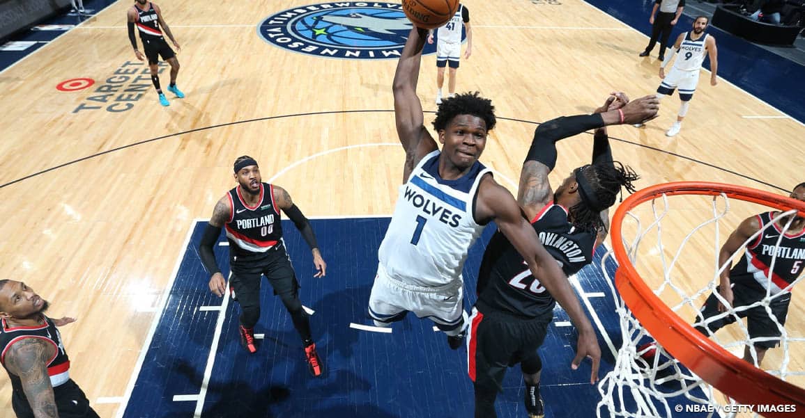 Anthony Edwards Minnesota Timberwolves NBA 1503