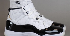 Les images de la Air Jordan 11 Gratitude aux pieds